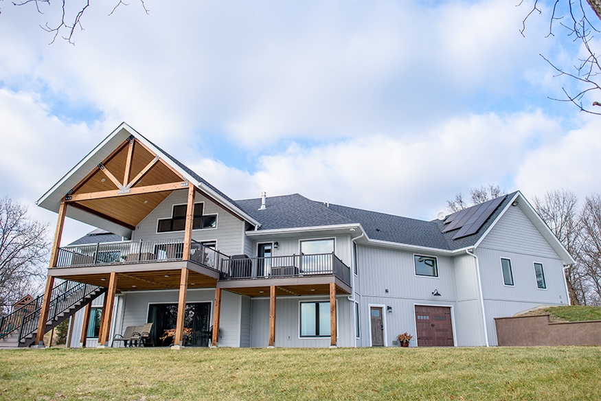 greenville lake house exterior back 1
