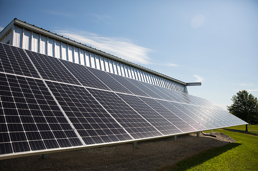 Hoffman Lakehouse full panel of solar