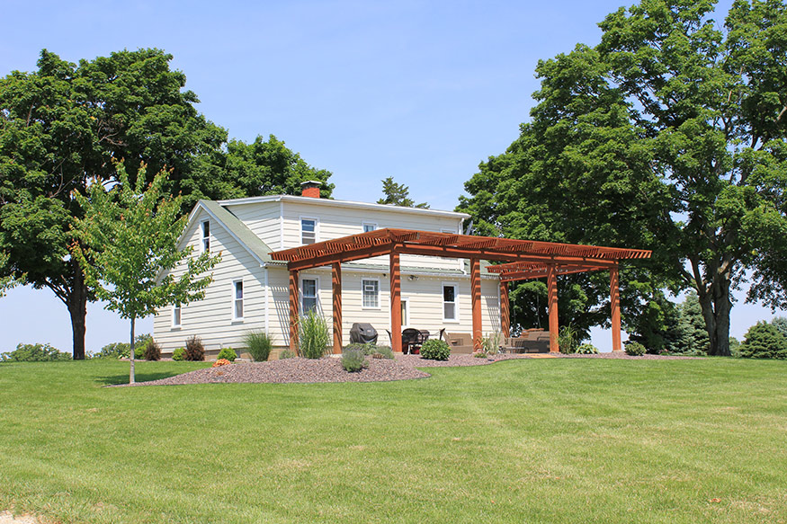 Hoffman Lakehouse hoffman back porch