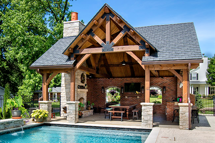 St. Louis Pool Paradise pool house